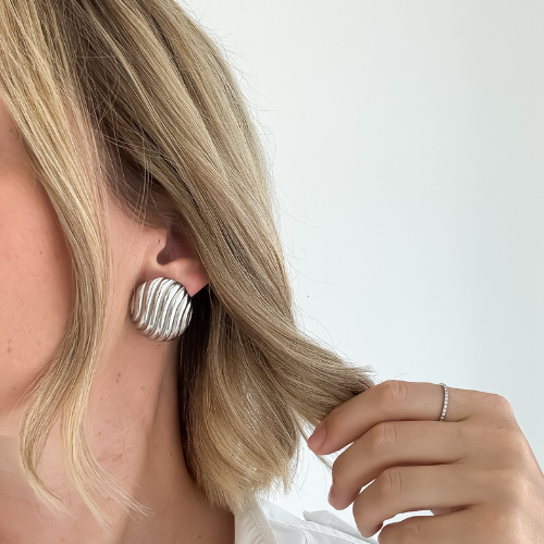 Grainge Earrings Steel