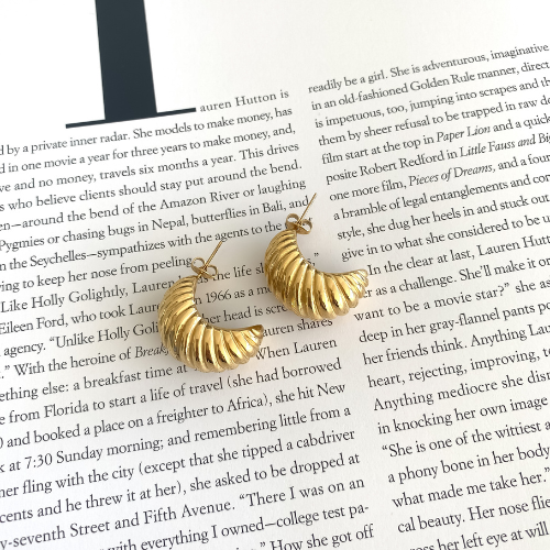 Croissant Earrings